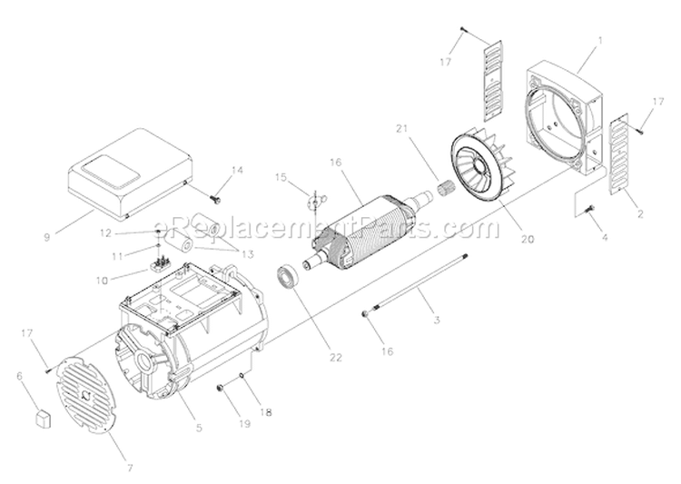 Page A Diagram and Parts List for 1815-0  Briggs and Stratton Generator